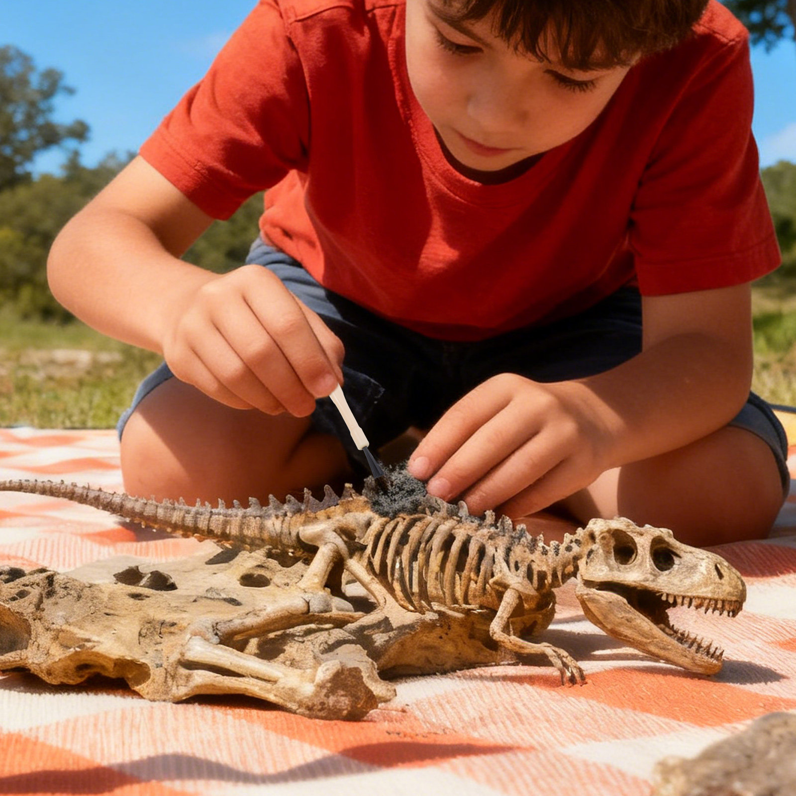 50-delige set met graafborstel - Science Kit recensie en prijs