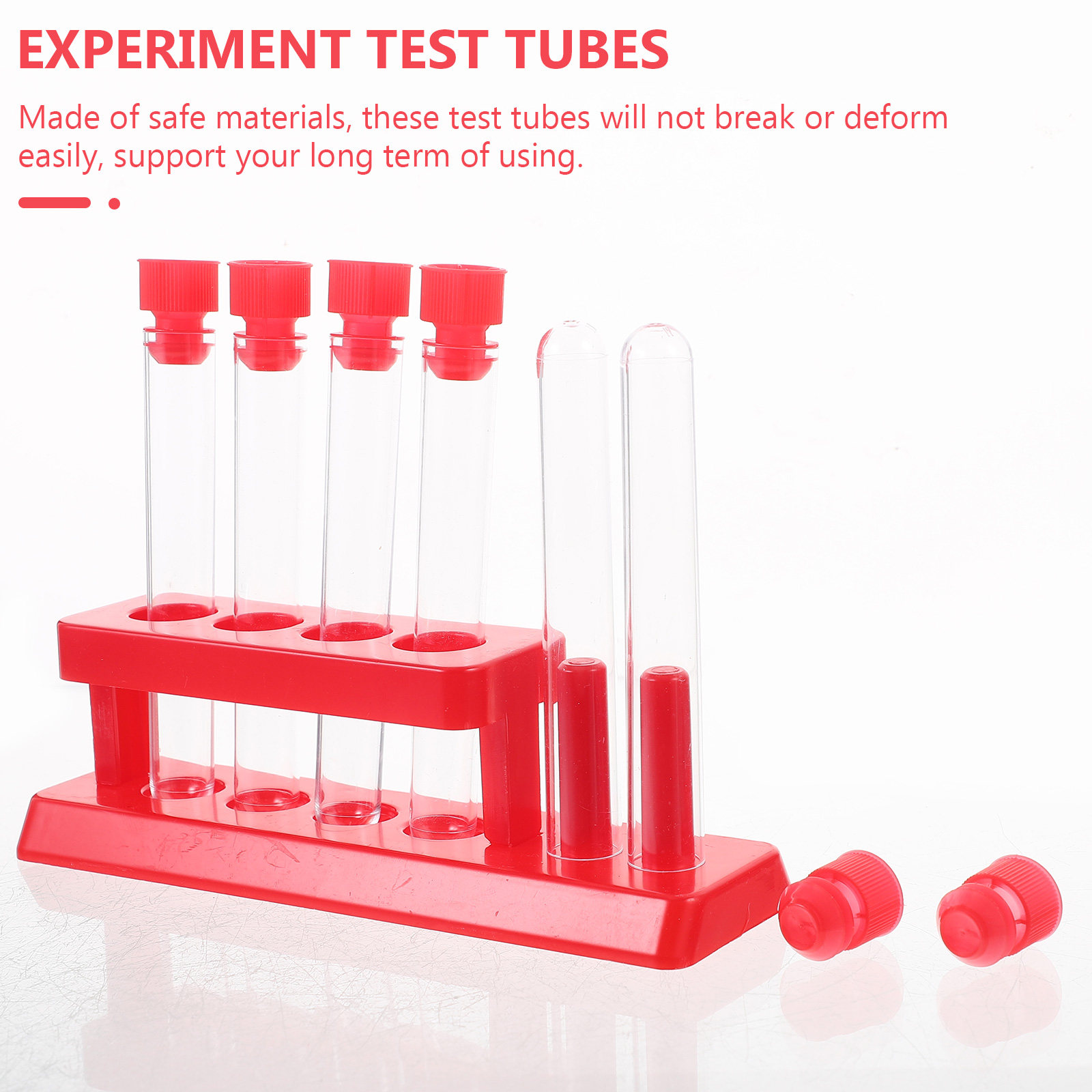 1 set reageerbuisrek, inclusie - Science Kit recensie en prijs
